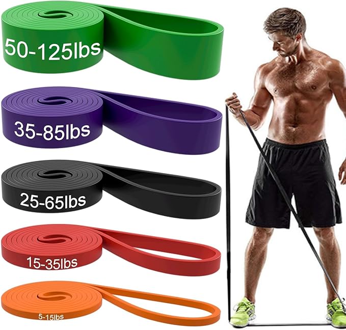 Resistance Bands Set – Pull Up Assist & Workout Bands for Fitness & Physical Therapy